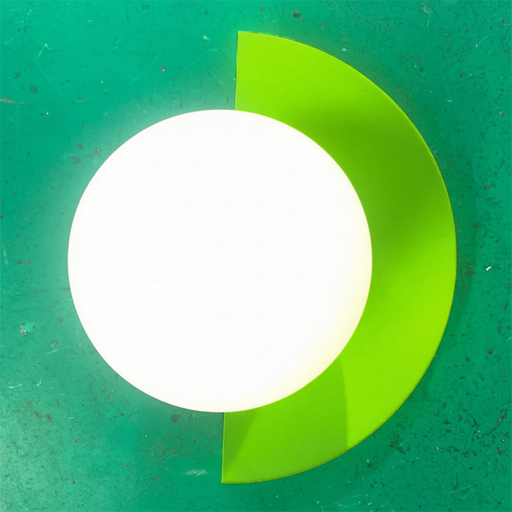 Glass Globe Wall Sconce Modern Minimalist Light
