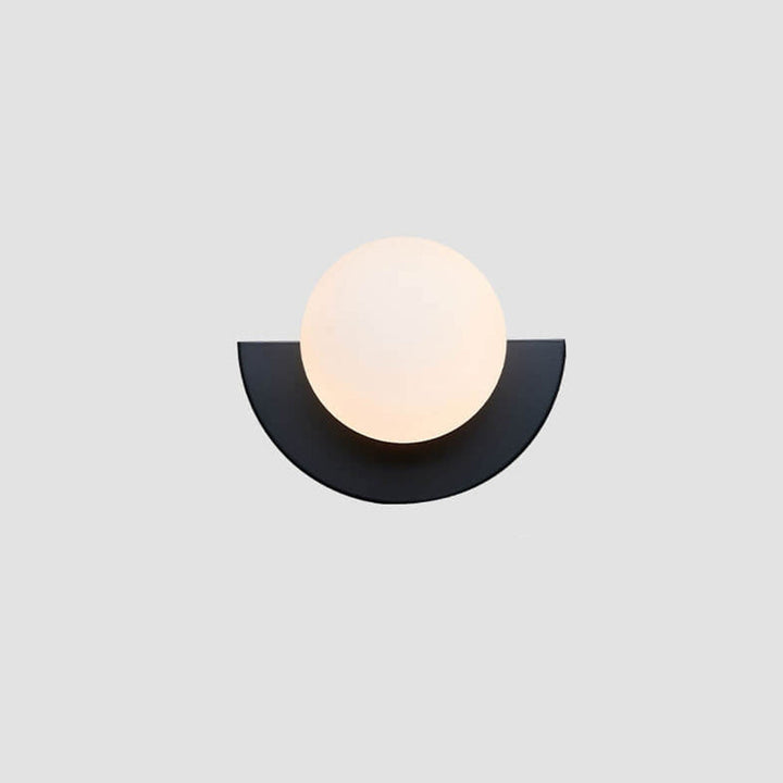 Glass Globe Wall Sconce Modern Minimalist Light