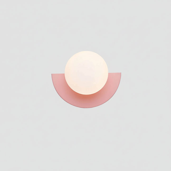 Glass Globe Wall Sconce Modern Minimalist Light