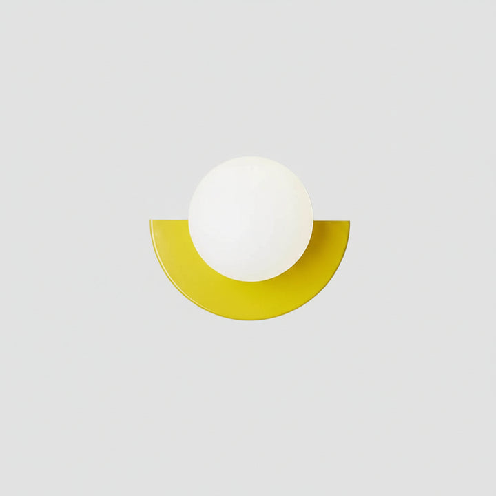 Glass Globe Wall Sconce Modern Minimalist Light