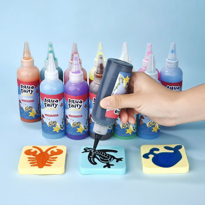 Vattenpärlor Set för Barn – Kreativt Pyssel Kit med Djur- och Havsfigurer