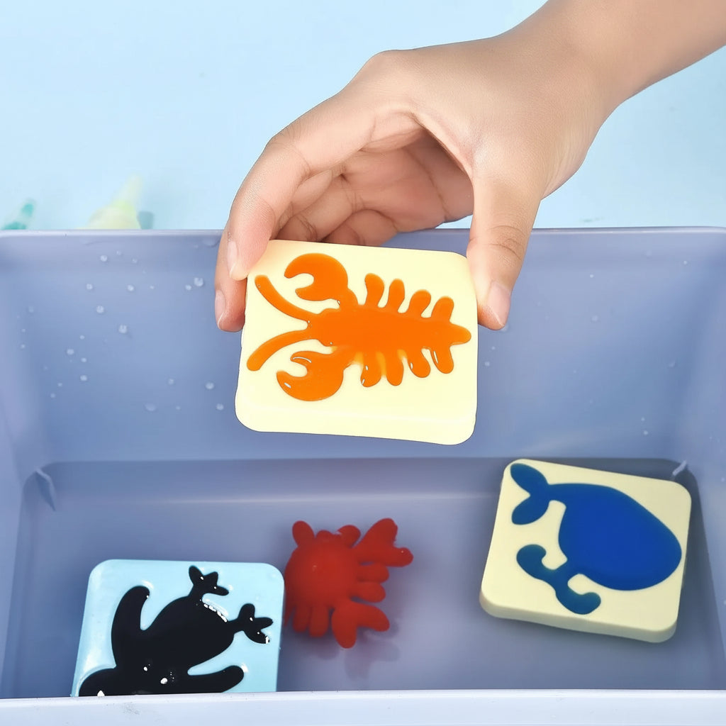 Vattenpärlor Set för Barn – Kreativt Pyssel Kit med Djur- och Havsfigurer