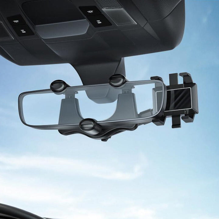 ABS Plastic Universal Car Rearview Mirror Phone Holder - Image 6