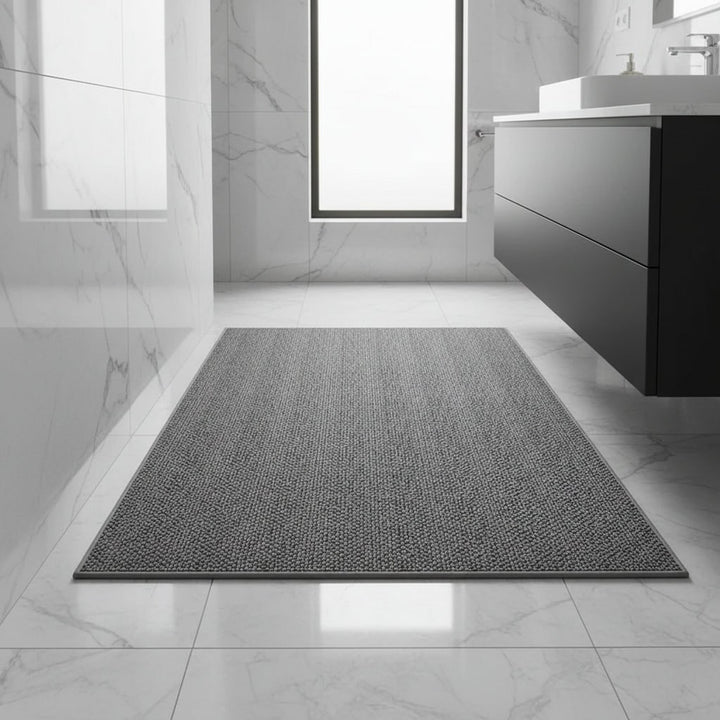 Absorbent Entrance Mat With Textured Fabric Design - Image 1