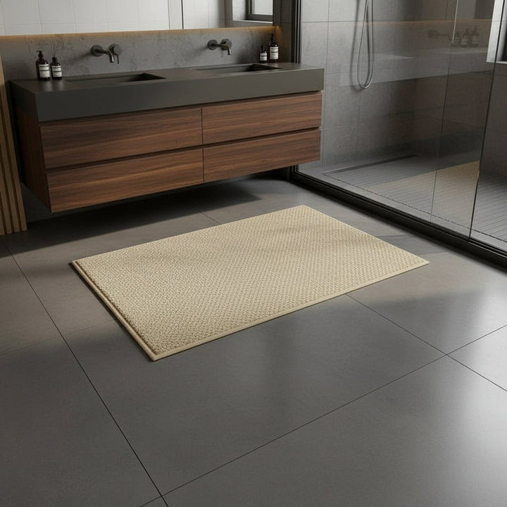 Absorbent Entrance Mat With Textured Fabric Design - Image 2
