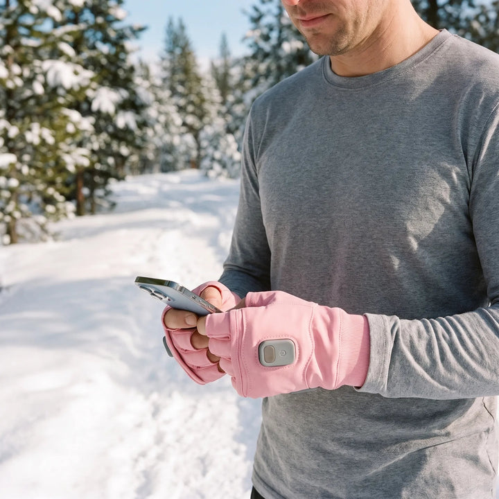 Adjustable Electric Heated Fingerless Gloves - Image 3