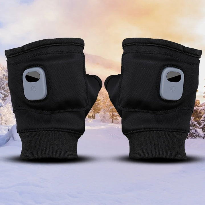 Adjustable Electric Heated Fingerless Gloves - Image 6