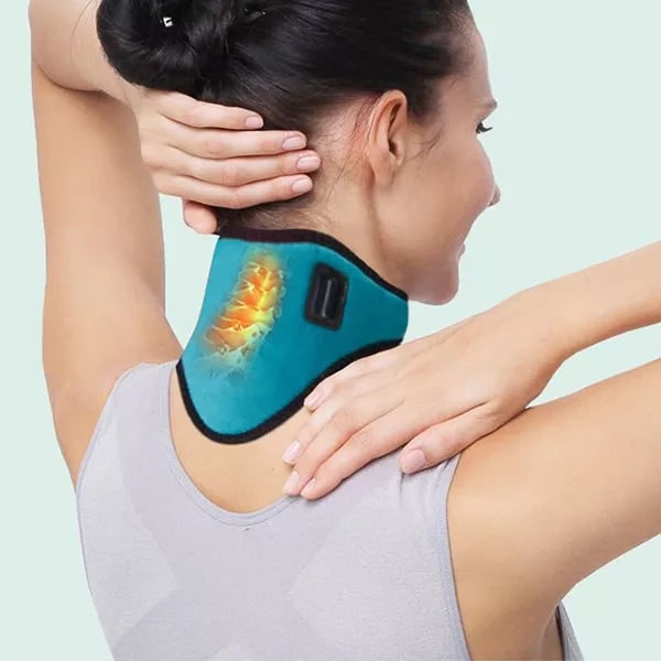 Adjustable Heated Neck Support For Neck Pain Relief And Relaxation - Image 1