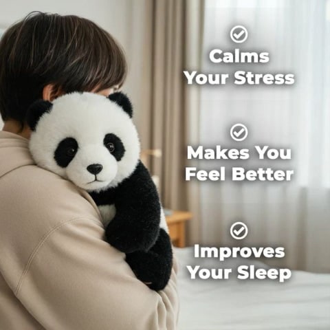 Ai Cuddle Panda Plush Toy With Scientifically Comforting Cuddling - Image 4