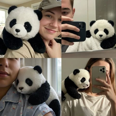 Ai Cuddle Panda Plush Toy With Scientifically Comforting Cuddling - Image 6