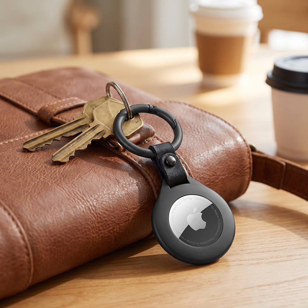 Airtag Keychain Case With Robust Metal Badge For Extra Protection - Image 6