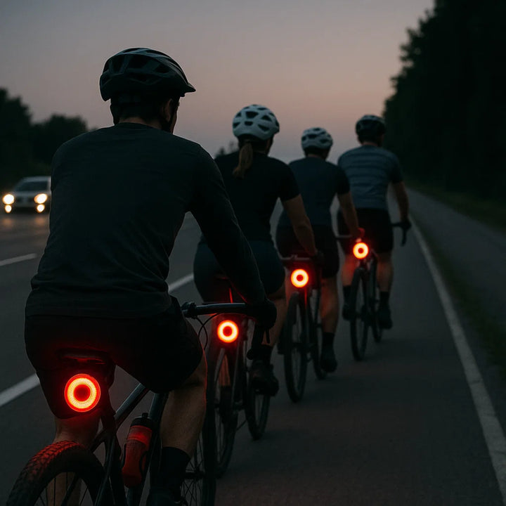 Aluminum Bicycle Rear Light With Brake Function And 6 Modes - Image 4