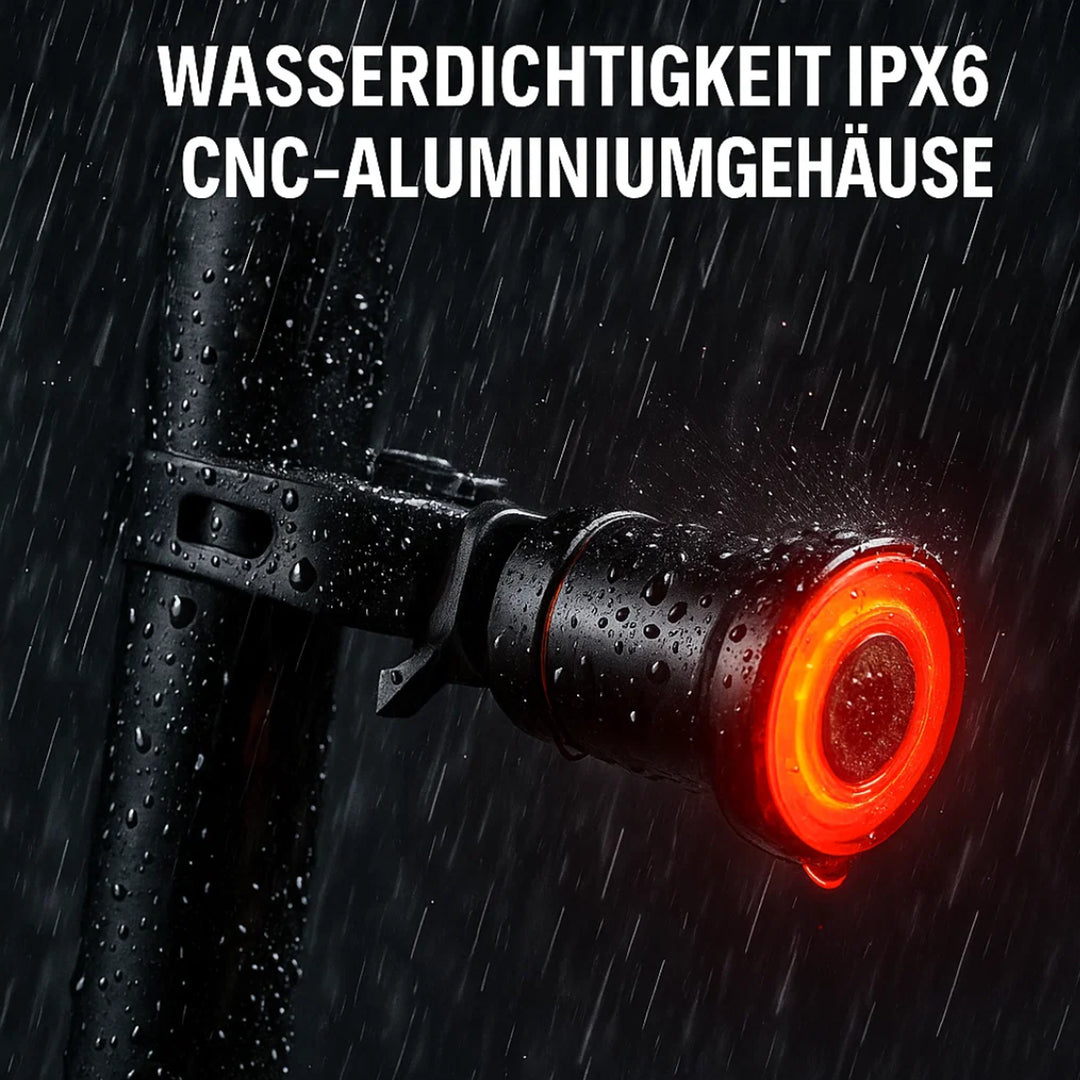 Aluminum Bicycle Rear Light With Brake Function And 6 Modes - Image 6