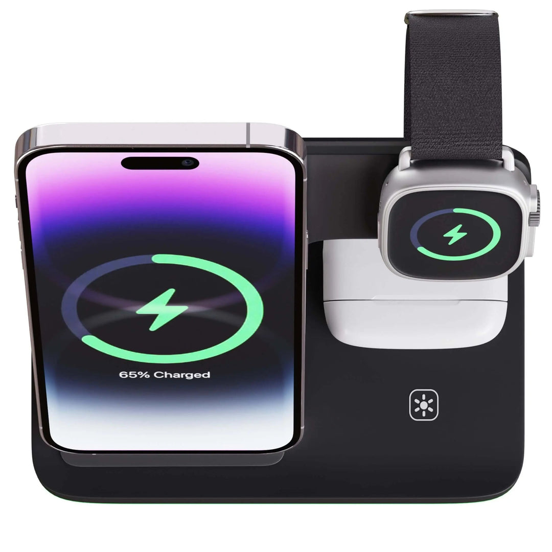 Apple Charger Dock 3-In-1 Wireless Charging Station For Desk - Image 4