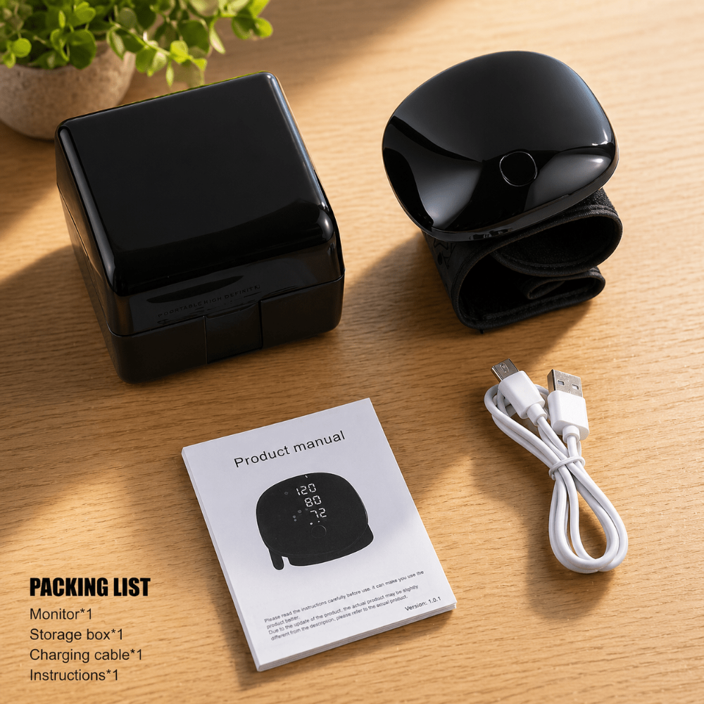 Automatic Blood Pressure Monitor Wrist Digital Home Use - Image 5