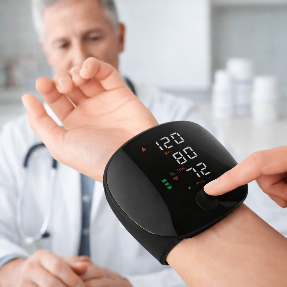 Automatic Blood Pressure Monitor Wrist Digital Home Use - Image 7