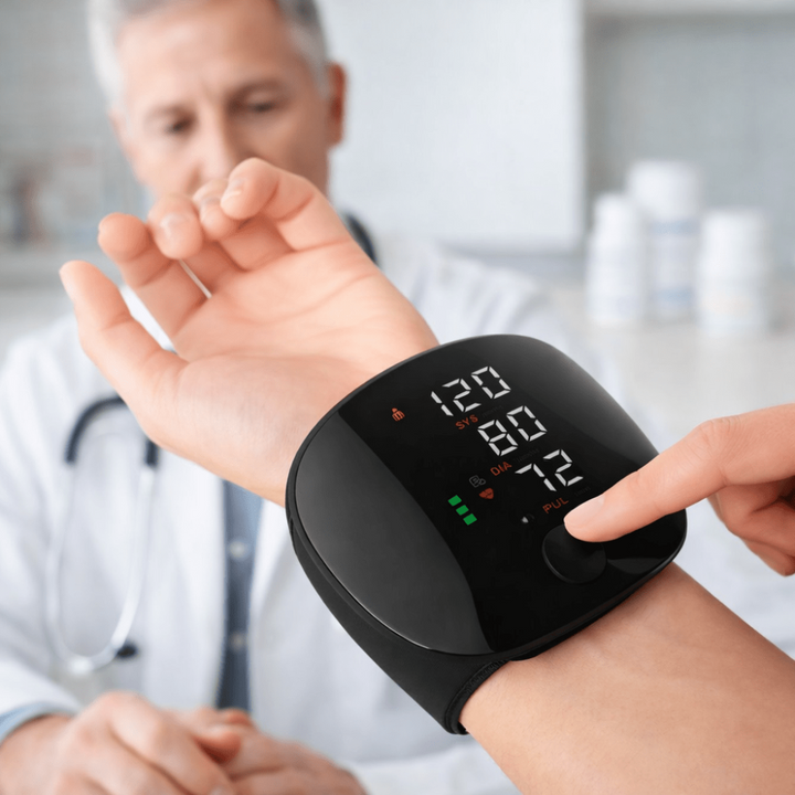 Automatic Blood Pressure Monitor Wrist Digital Home Use - Image 7