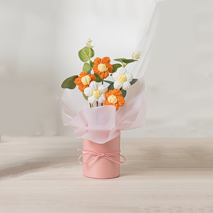 Artificial Flowers Bouquet Plastic Tabletop Bathroom Decor