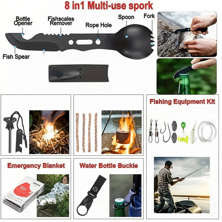 Überlebensrucksack Notfallrucksack Camping Wanderrucksack Outdoor Reise