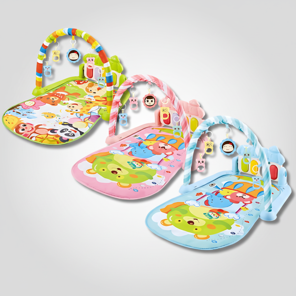 Baby Play Mat with Musical Activity Gym – Infant Development & Tummy Time Toy