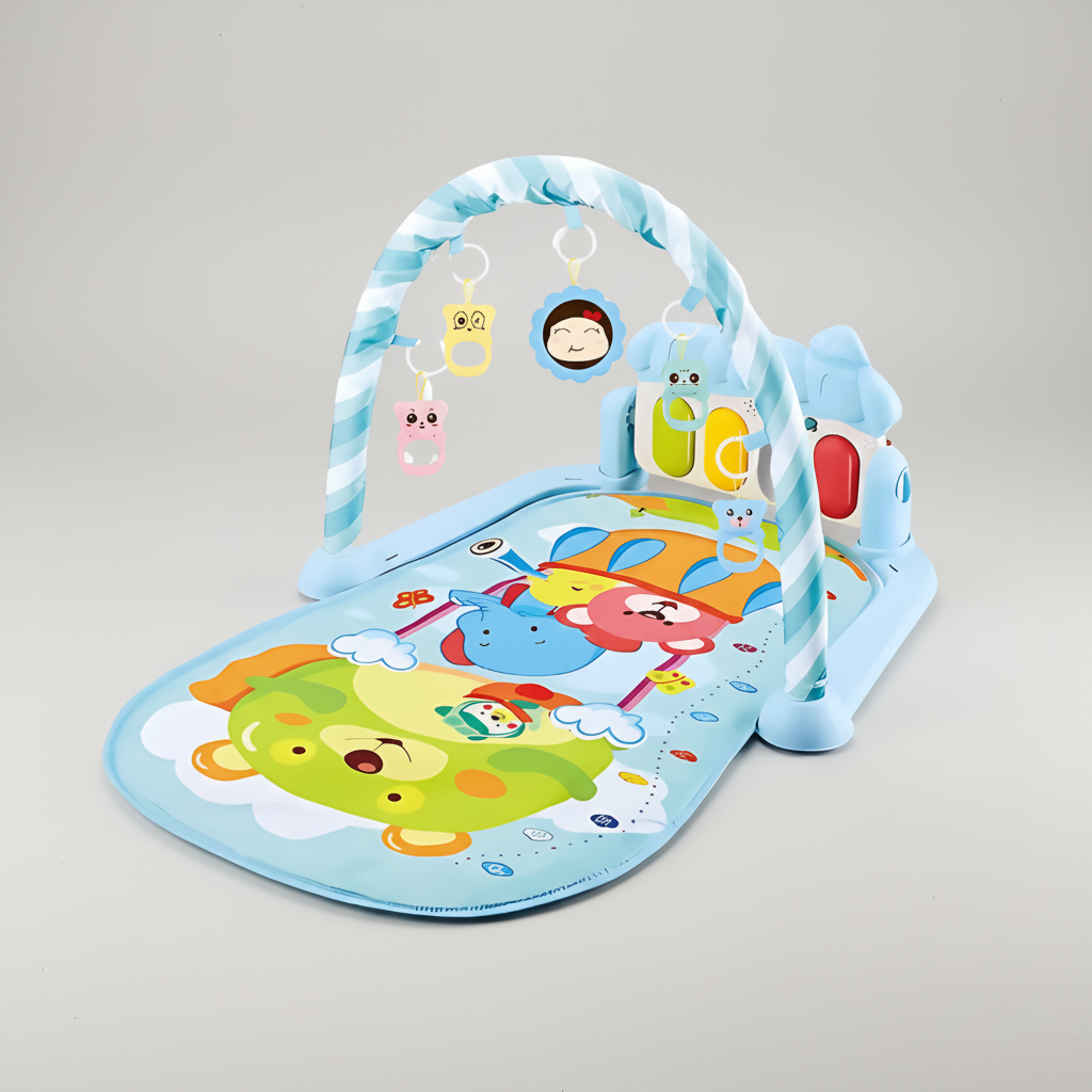 Baby Play Mat with Musical Activity Gym – Infant Development & Tummy Time Toy