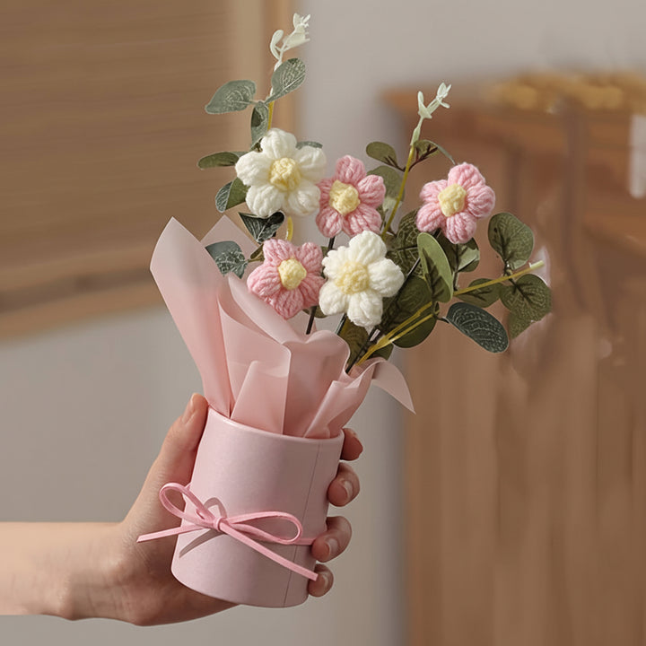 Artificial Flowers Bouquet Plastic Tabletop Bathroom Decor