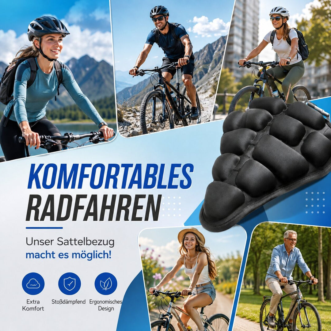 Bicycle Inflatable Bike Seat Cover - Image 11