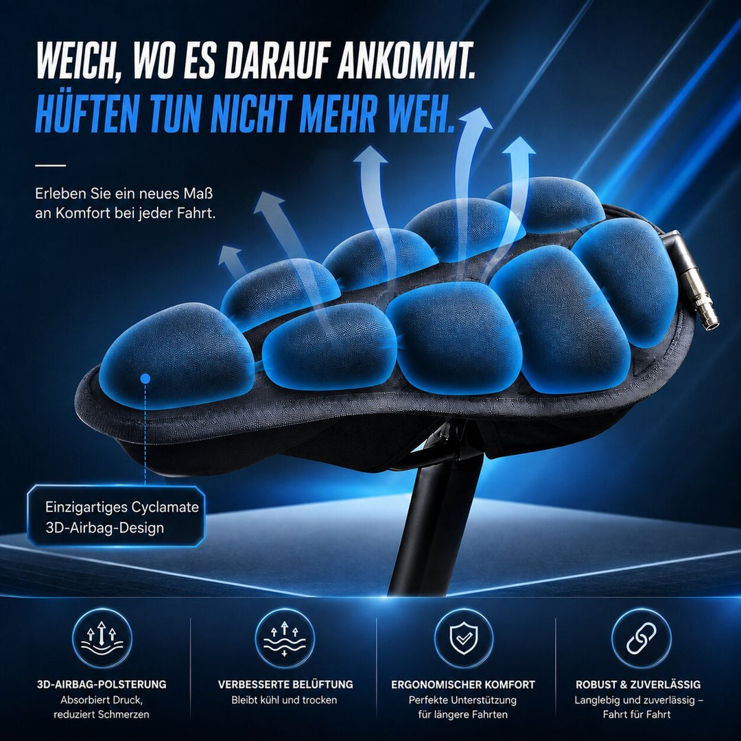 Bicycle Inflatable Bike Seat Cover - Image 5