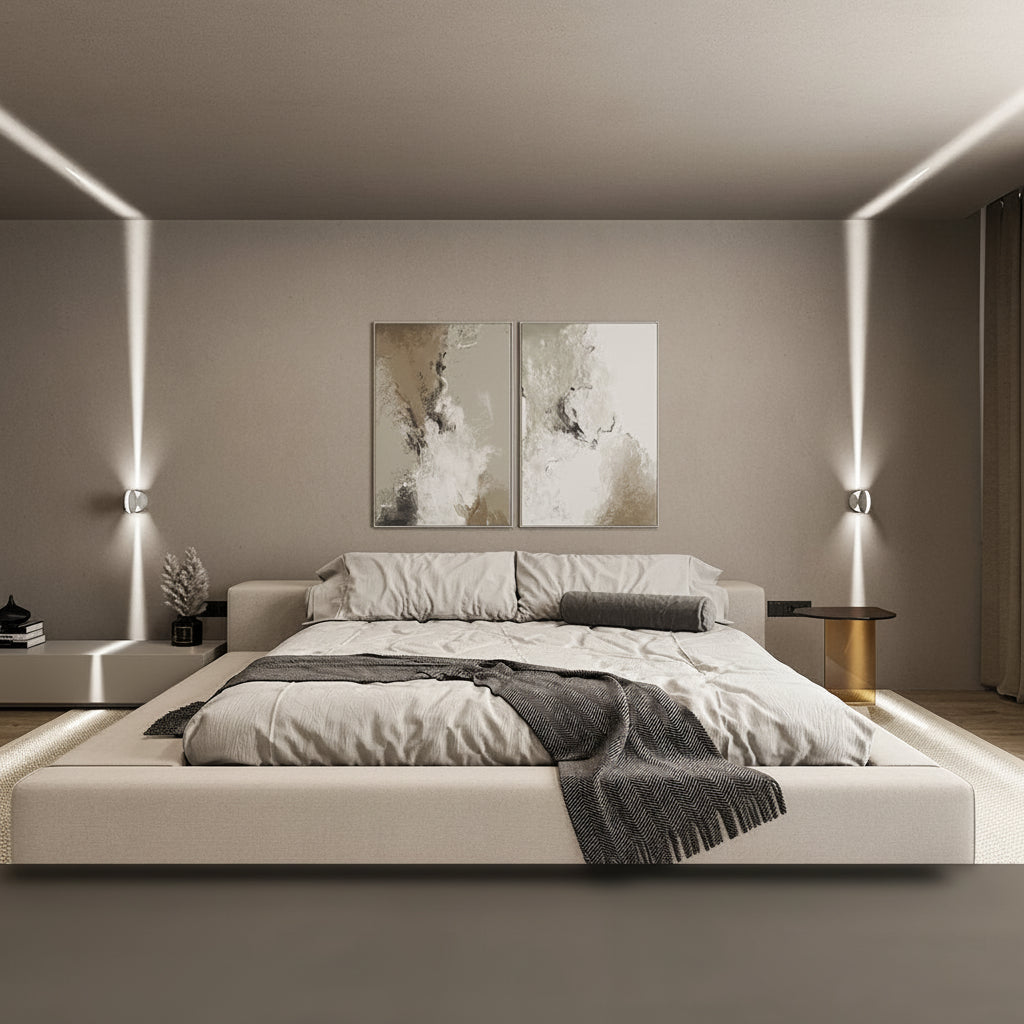 360° Rotating LED Wall Light – Adjustable Spotlight for Modern Interiors