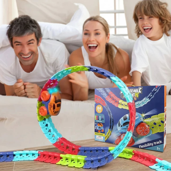 Bilbana med flexibla banor – Anti Gravity racerbana för barn