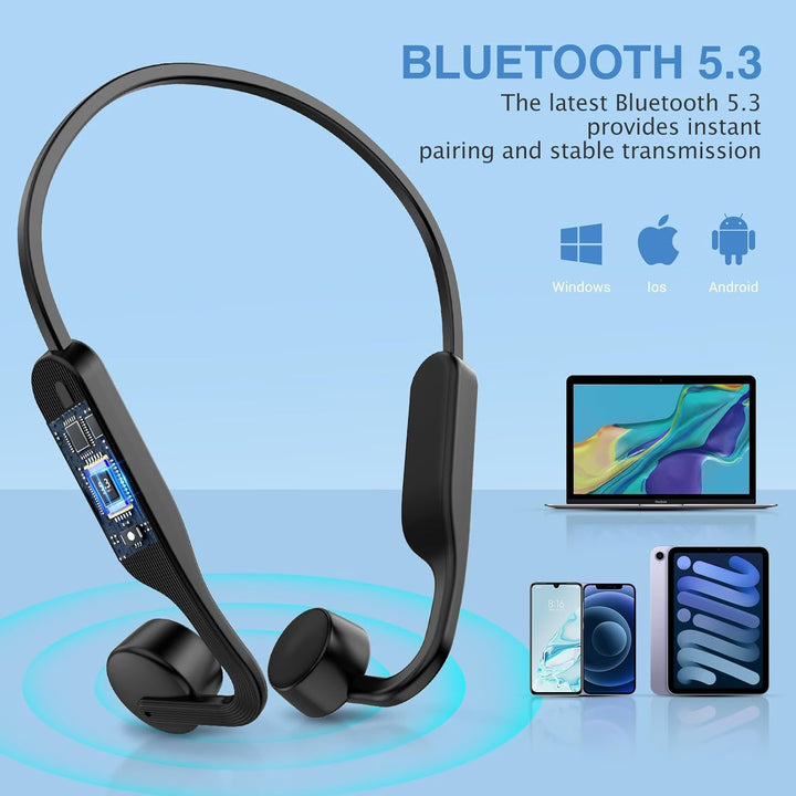 Bone Conduction Headphones Open Ear Wireless Bluetooth 5.3 For Running And Cycling - Image 4