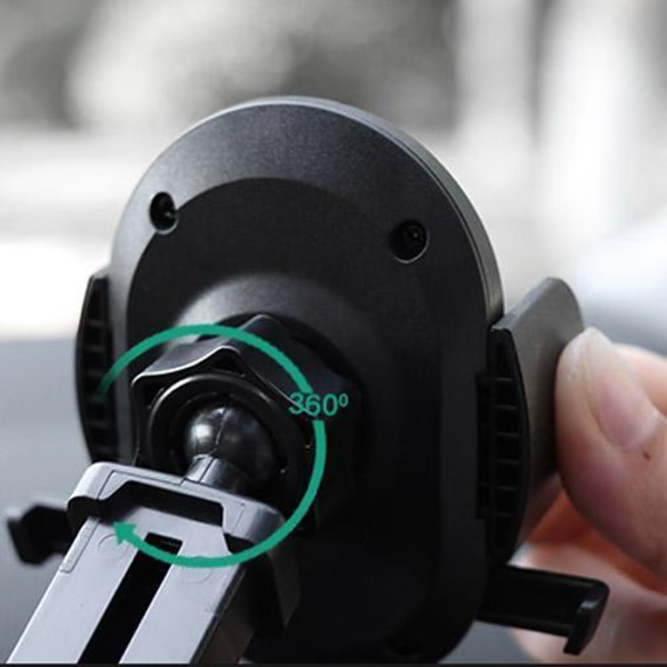 Car Phone Mount Holder Retractable 360-Degree Suction Cup Prevents Phone From Falling - Image 4