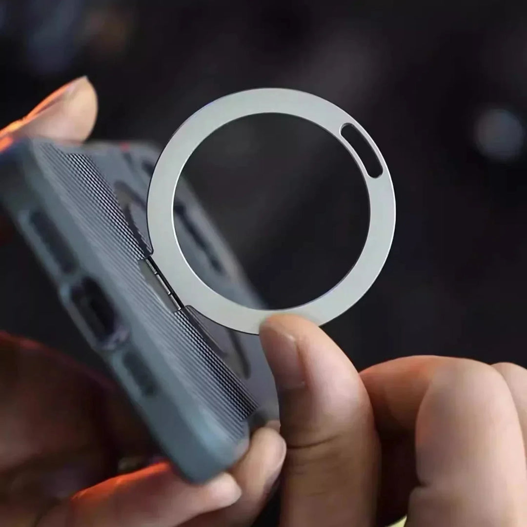 Carbon Fiber Phone Case With Magnetic Compatibility And Built-In Metal Stand - Image 4