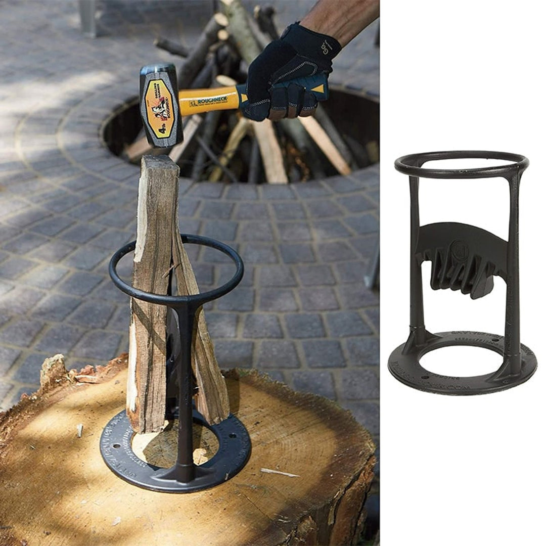 Cast Iron Wood Splitter For Camping And Firewood - Image 1