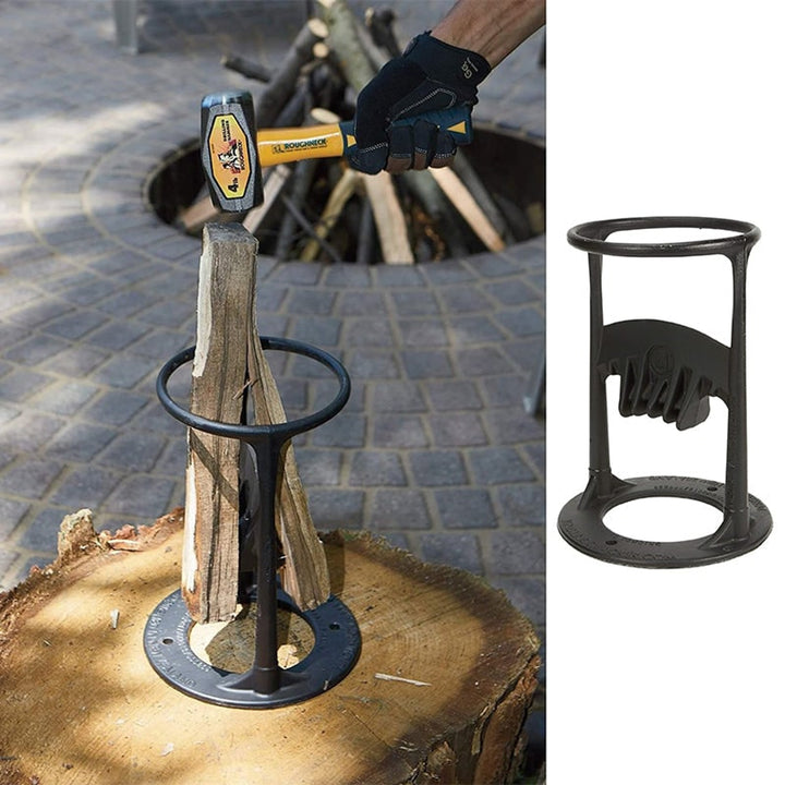 Cast Iron Wood Splitter For Camping And Firewood - Image 1