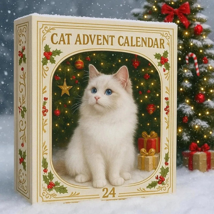 Cat Advent Calendar With 24 Festive Cat Toys For Christmas - Image 2