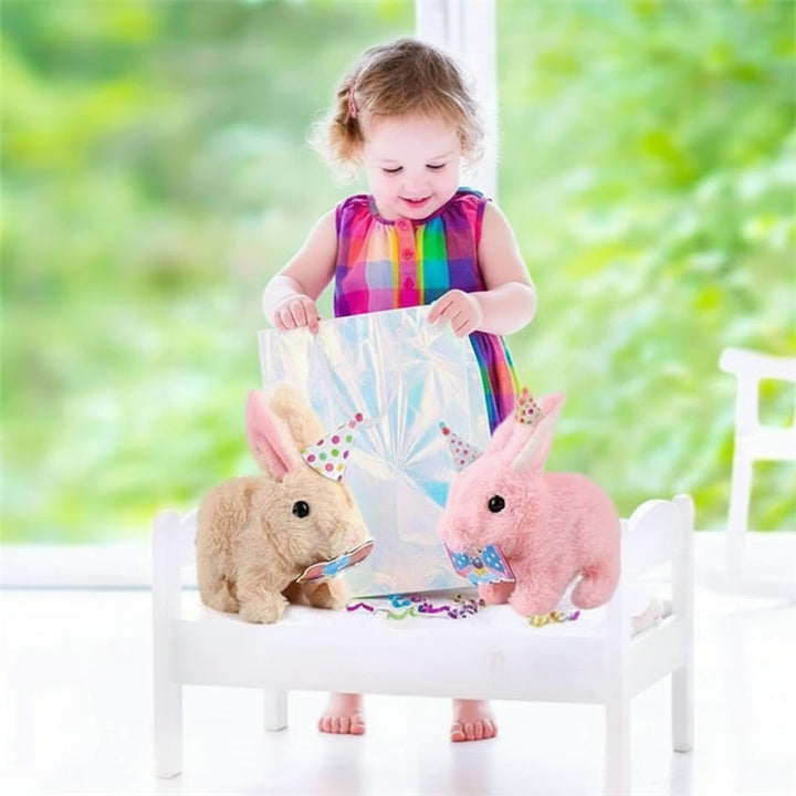 Interactive Walking Bunny Toy with Sound – Plush Rabbit for Kids