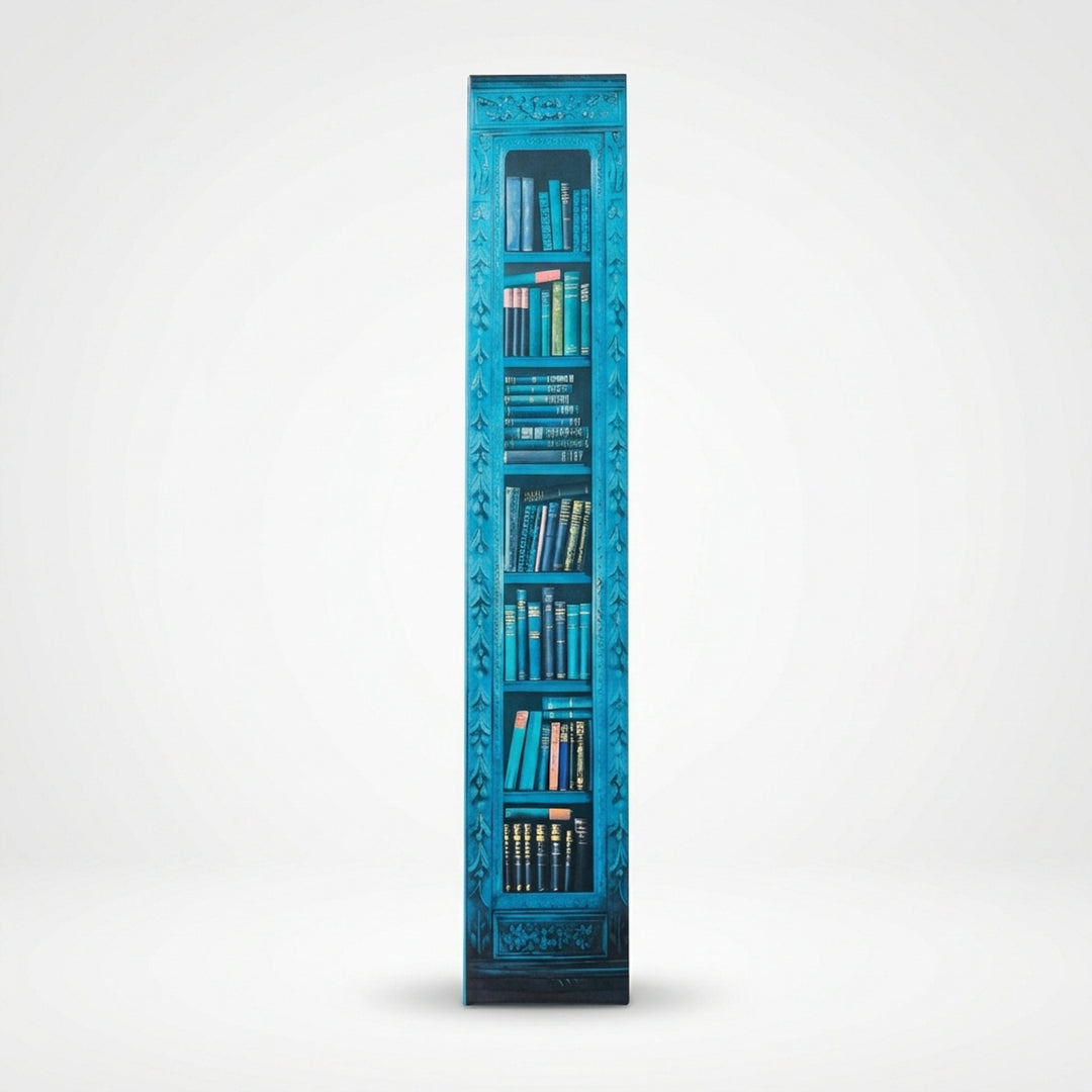 Christmas Bookshelf Advent Calendar With 24 Miniature Book Ornaments - Image 8