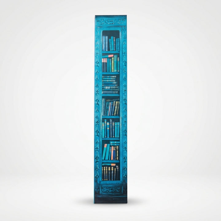 Christmas Bookshelf Advent Calendar With 24 Miniature Book Ornaments - Image 8