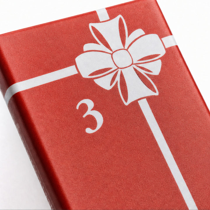 Christmas Bookshelf Advent Calendar With 24 Miniature Book Ornaments - Image 6