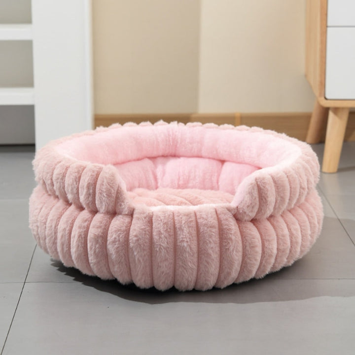 Classic Plush Donut Pet Bed - Image 3