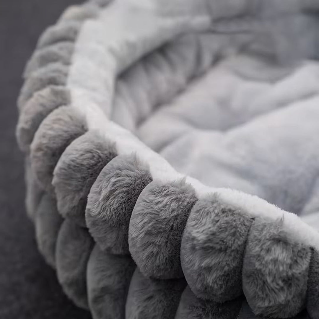 Classic Plush Donut Pet Bed - Image 6