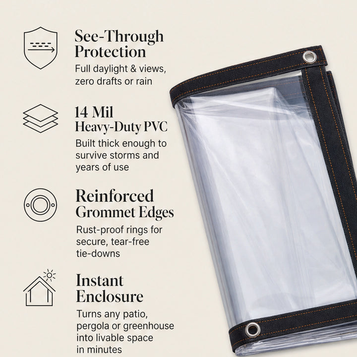 Clear PVC Tarpaulin - Image 9