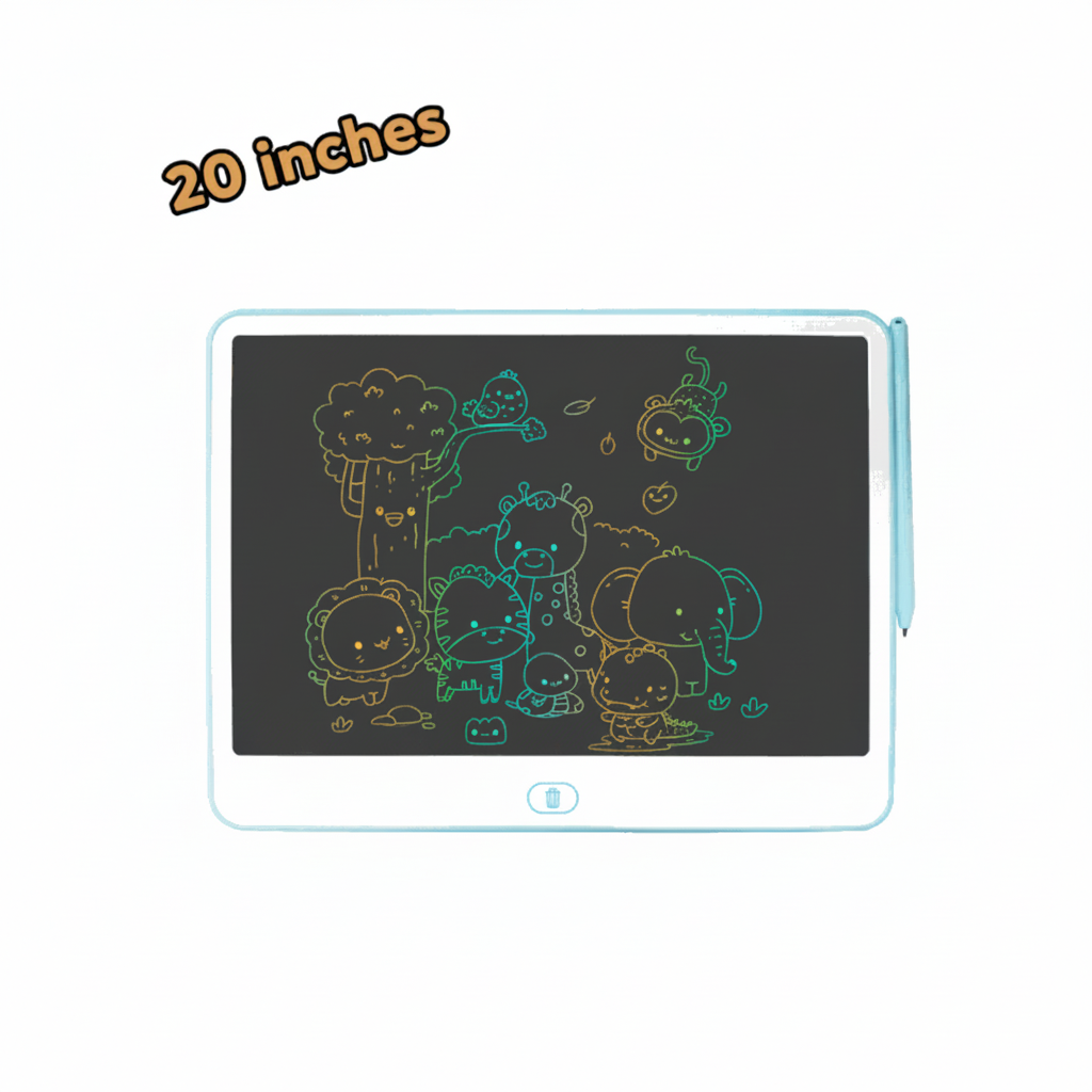 LCD Writing Tablet for Kids – Colorful Drawing Board, Reusable Doodle Pad, Screen-Free Learning Toy