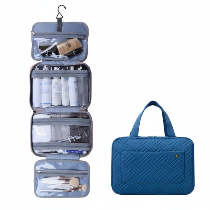 Compact Cosmetic Organizer With Four Compartments For Travel And Everyday Use - Image 5