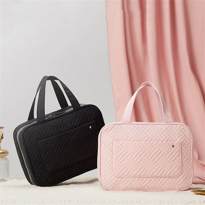 Compact Cosmetic Organizer With Four Compartments For Travel And Everyday Use - Image 3