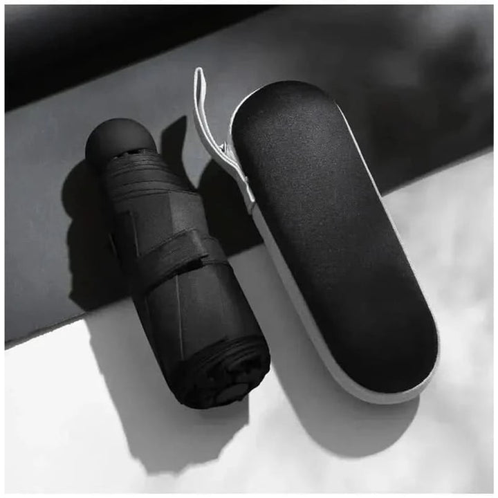 Compact Umbrella with Streamlined Foldable Design and Carry Strap - Image 2