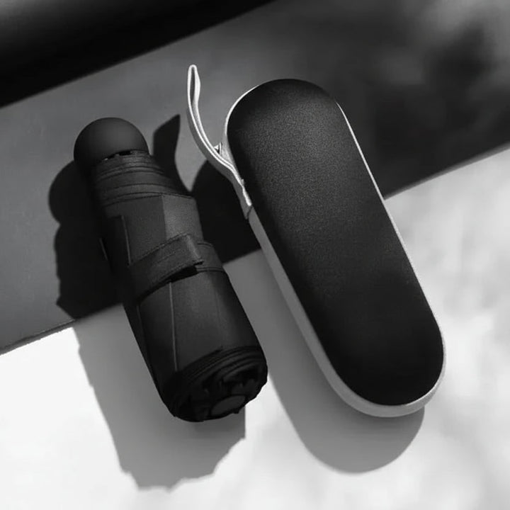 Compact Umbrella with Streamlined Foldable Design and Carry Strap - Image 9