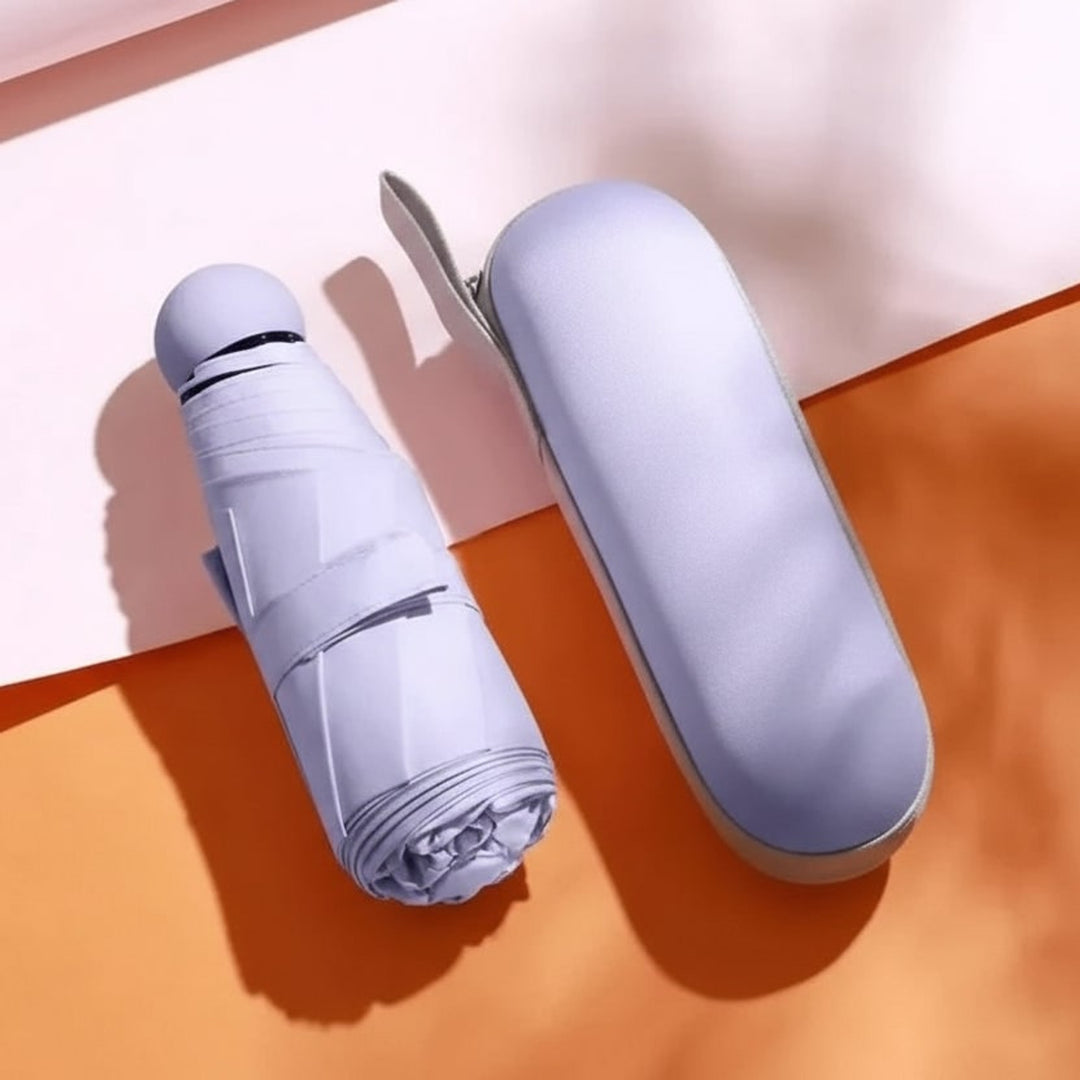 Compact Umbrella with Streamlined Foldable Design and Carry Strap - Image 8