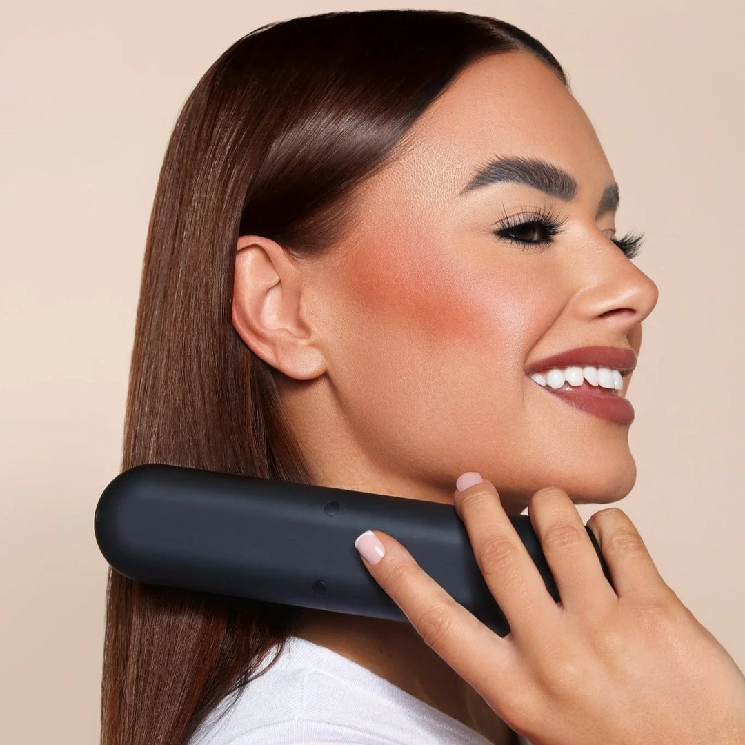 Cordless Hair Straightening Brush With Ceramic Bristles And Dual Ion Technology - Image 6